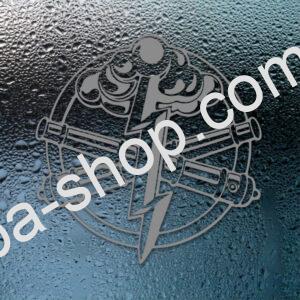 Автомобільна Наклейка “Арта” M 490х500 мм Сріблястий