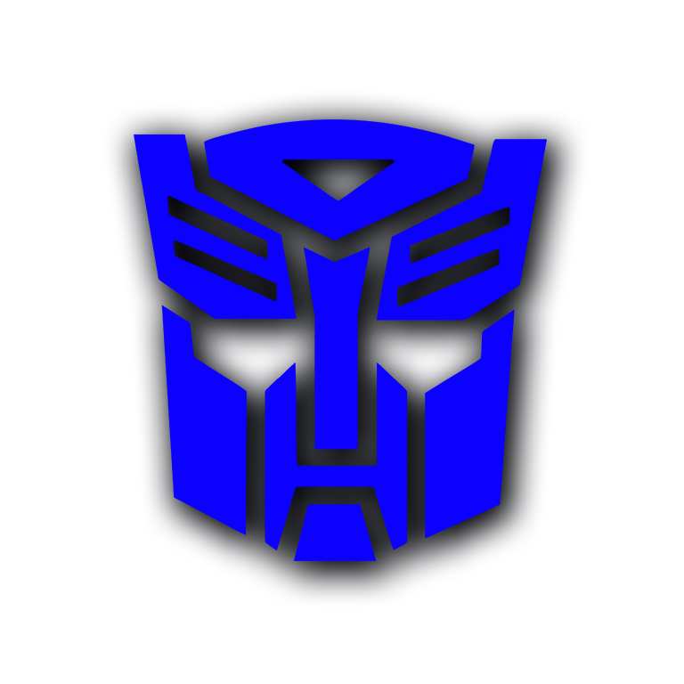 Наклейка Optimus Prime мм Синій