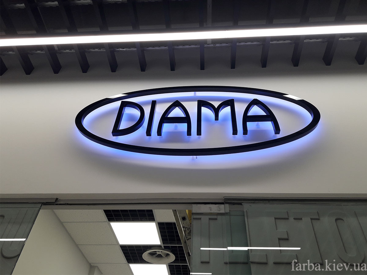 _контражур_______ Об'ємні букви з акрилу