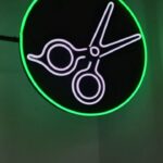 неон вивіски__ Неонова вивіска для перукарні